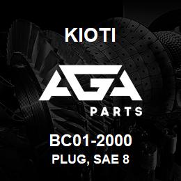 BC01-2000 Kioti PLUG, SAE 8 | AGA Parts