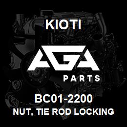 BC01-2200 Kioti NUT, TIE ROD LOCKING | AGA Parts