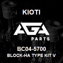 BC04-5700 Kioti BLOCK-HA TYPE KIT V | AGA Parts