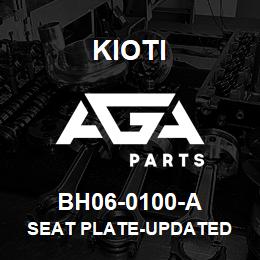 BH06-0100-A Kioti SEAT PLATE-UPDATED | AGA Parts