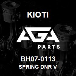 BH07-0113 Kioti SPRING DNR V | AGA Parts