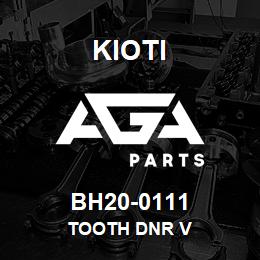 BH20-0111 Kioti TOOTH DNR V | AGA Parts