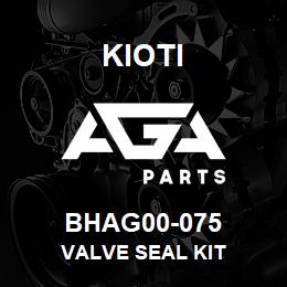 BHAG00-075 Kioti VALVE SEAL KIT | AGA Parts