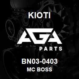 BN03-0403 Kioti MC BOSS | AGA Parts