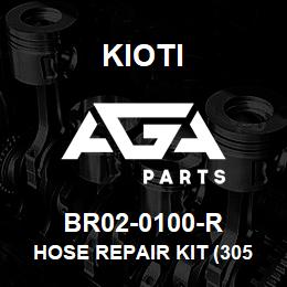 BR02-0100-R Kioti HOSE REPAIR KIT (3054XS) | AGA Parts