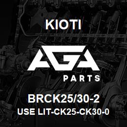 BRCK25/30-2 Kioti USE LIT-CK25-CK30-0 | AGA Parts