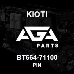 BT664-71100 Kioti PIN | AGA Parts