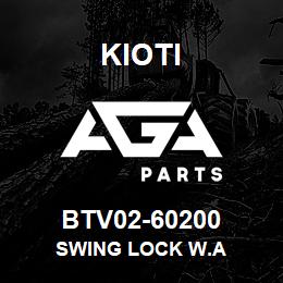 BTV02-60200 Kioti SWING LOCK W.A | AGA Parts