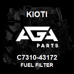 C7310-43172 Kioti FUEL FILTER | AGA Parts