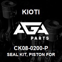 CK08-0200-P Kioti SEAL KIT, PISTON FOR KL120 / KL130 DNR V | AGA Parts