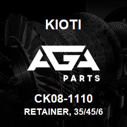 CK08-1110 Kioti RETAINER, 35/45/6 | AGA Parts