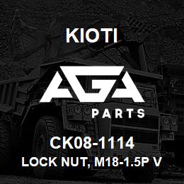 CK08-1114 Kioti LOCK NUT, M18-1.5P V | AGA Parts