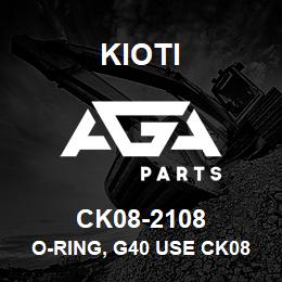 CK08-2108 Kioti O-RING, G40 USE CK08-1108 | AGA Parts