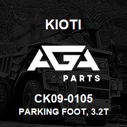 CK09-0105 Kioti PARKING FOOT, 3.2T | AGA Parts