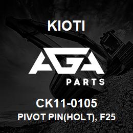 CK11-0105 Kioti PIVOT PIN(HOLT), F25-117L DNR V | AGA Parts