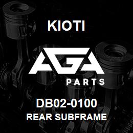 DB02-0100 Kioti REAR SUBFRAME | AGA Parts