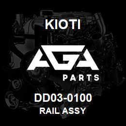 DD03-0100 Kioti RAIL ASSY | AGA Parts