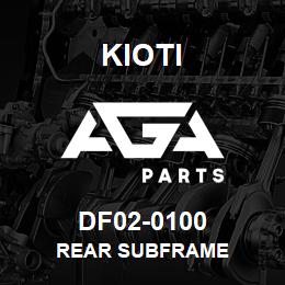 DF02-0100 Kioti REAR SUBFRAME | AGA Parts