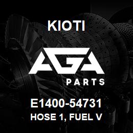 E1400-54731 Kioti HOSE 1, FUEL V | AGA Parts