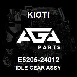 E5205-24012 Kioti IDLE GEAR ASSY | AGA Parts