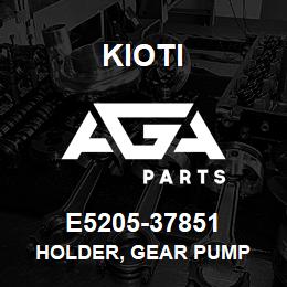 E5205-37851 Kioti HOLDER, GEAR PUMP | AGA Parts