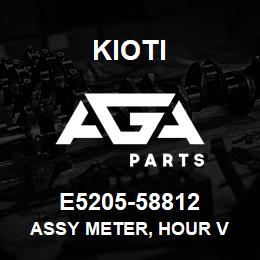 E5205-58812 Kioti ASSY METER, HOUR V | AGA Parts