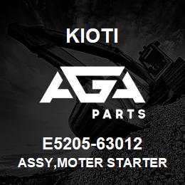 E5205-63012 Kioti ASSY,MOTER STARTER | AGA Parts