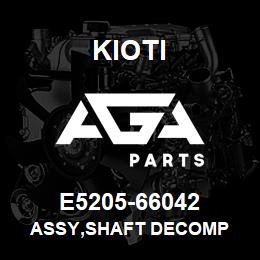 E5205-66042 Kioti ASSY,SHAFT DECOMP | AGA Parts