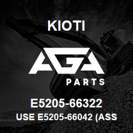 E5205-66322 Kioti USE E5205-66042 (ASS'Y, SHAFT DECOMP) | AGA Parts