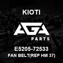 E5205-72533 Kioti FAN BELT(REP HM 37) | AGA Parts