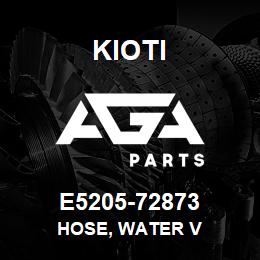 E5205-72873 Kioti HOSE, WATER V | AGA Parts