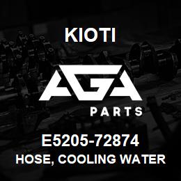 E5205-72874 Kioti HOSE, COOLING WATER V | AGA Parts