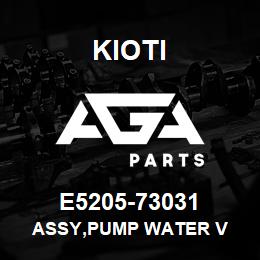 E5205-73031 Kioti ASSY,PUMP WATER V | AGA Parts