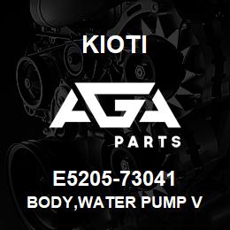 E5205-73041 Kioti BODY,WATER PUMP V | AGA Parts