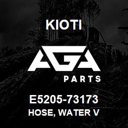 E5205-73173 Kioti HOSE, WATER V | AGA Parts