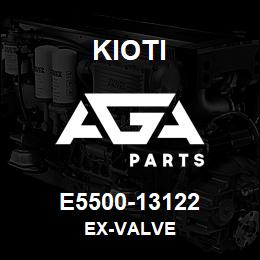 E5500-13122 Kioti EX-VALVE | AGA Parts