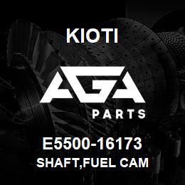 E5500-16173 Kioti SHAFT,FUEL CAM | AGA Parts