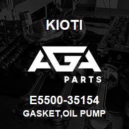 E5500-35154 Kioti GASKET,OIL PUMP | AGA Parts