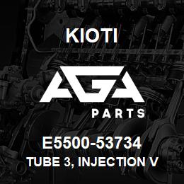 E5500-53734 Kioti TUBE 3, INJECTION V | AGA Parts