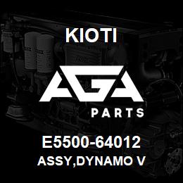 E5500-64012 Kioti ASSY,DYNAMO V | AGA Parts