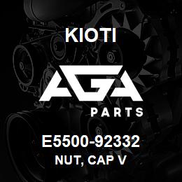 E5500-92332 Kioti NUT, CAP V | AGA Parts