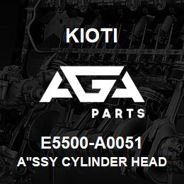 E5500-A0051 Kioti A'SSY CYLINDER HEAD COVER V | AGA Parts