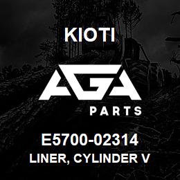 E5700-02314 Kioti LINER, CYLINDER V | AGA Parts