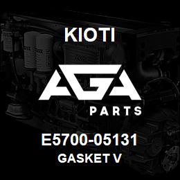 E5700-05131 Kioti GASKET V | AGA Parts