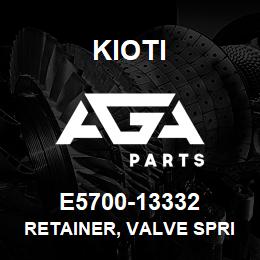 E5700-13332 Kioti RETAINER, VALVE SPRING | AGA Parts