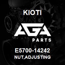 E5700-14242 Kioti NUT,ADJUSTING | AGA Parts