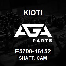 E5700-16152 Kioti SHAFT, CAM | AGA Parts