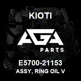 E5700-21153 Kioti ASSY, RING OIL V | AGA Parts