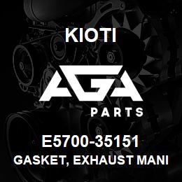 E5700-35151 Kioti GASKET, EXHAUST MANIFOLD | AGA Parts