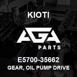 E5700-35662 Kioti GEAR, OIL PUMP DRIVE | AGA Parts